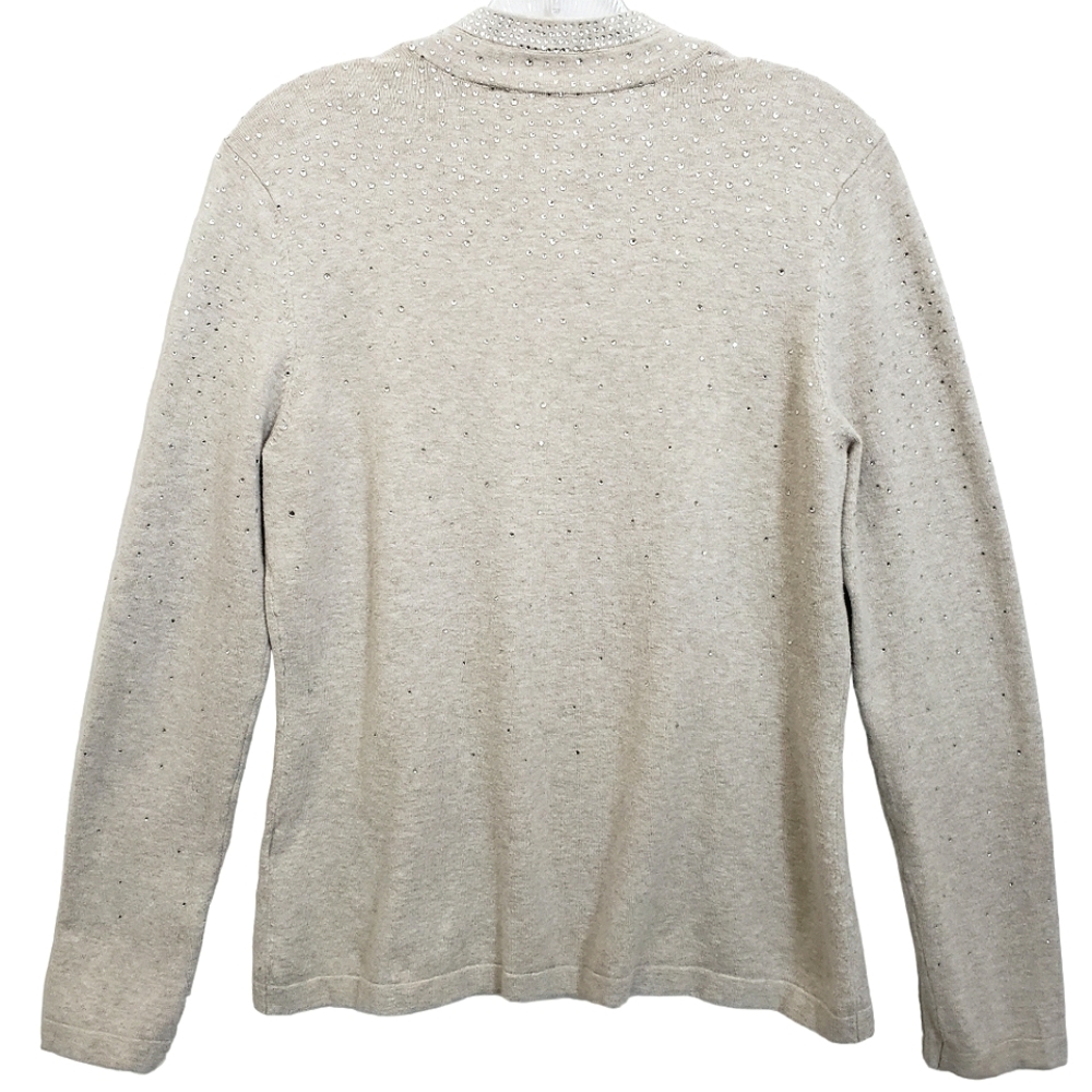 Boston Proper Oatmeal Longsleeve V Neckline With … - image 3